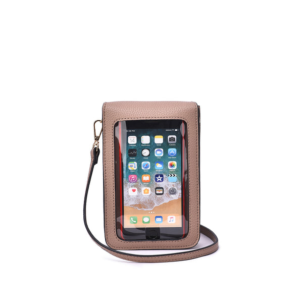 Mellow World Septima Touchscreen Cell Phone Crossbody Bag, Lt Brown - Yahoo  Shopping