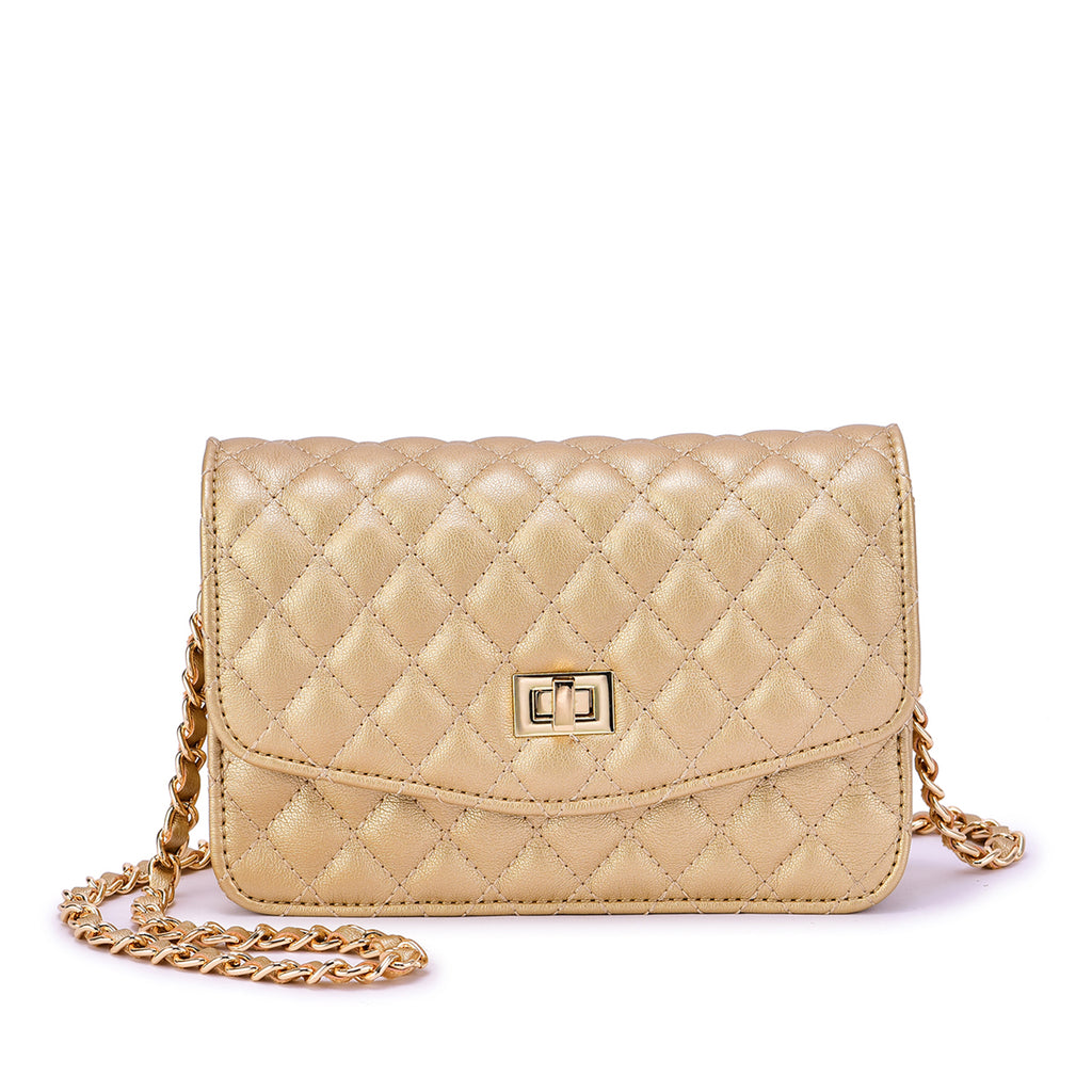 Amanda Quilted Crossbody Clutch