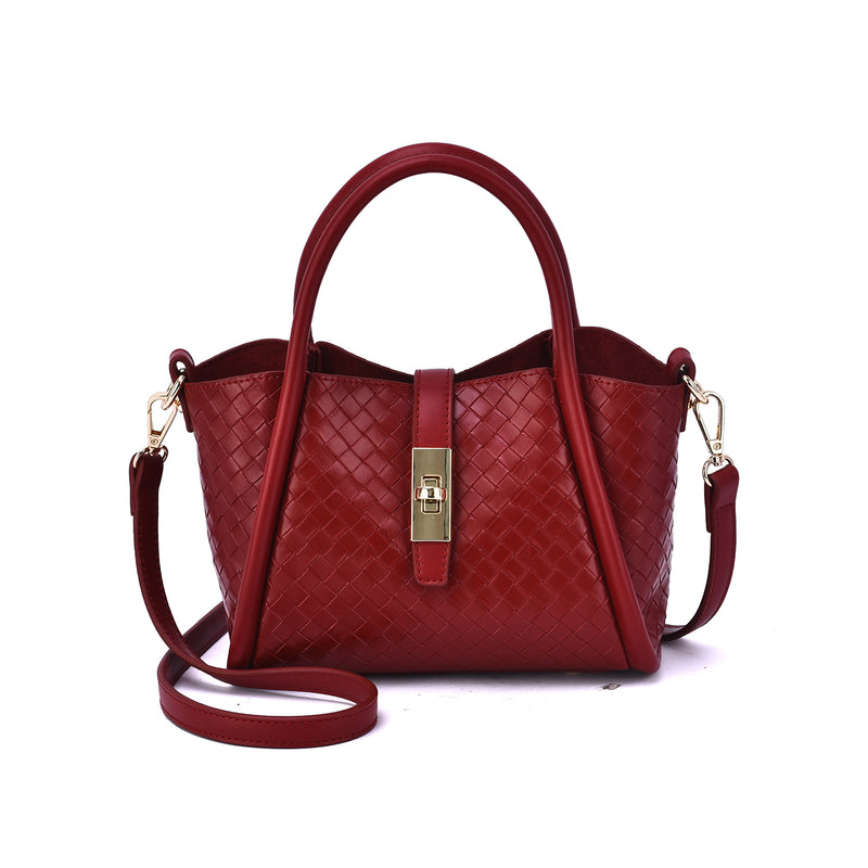 Michelle Woven Embossed Crossbody