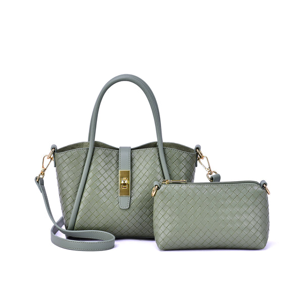 Michelle Woven Embossed Crossbody