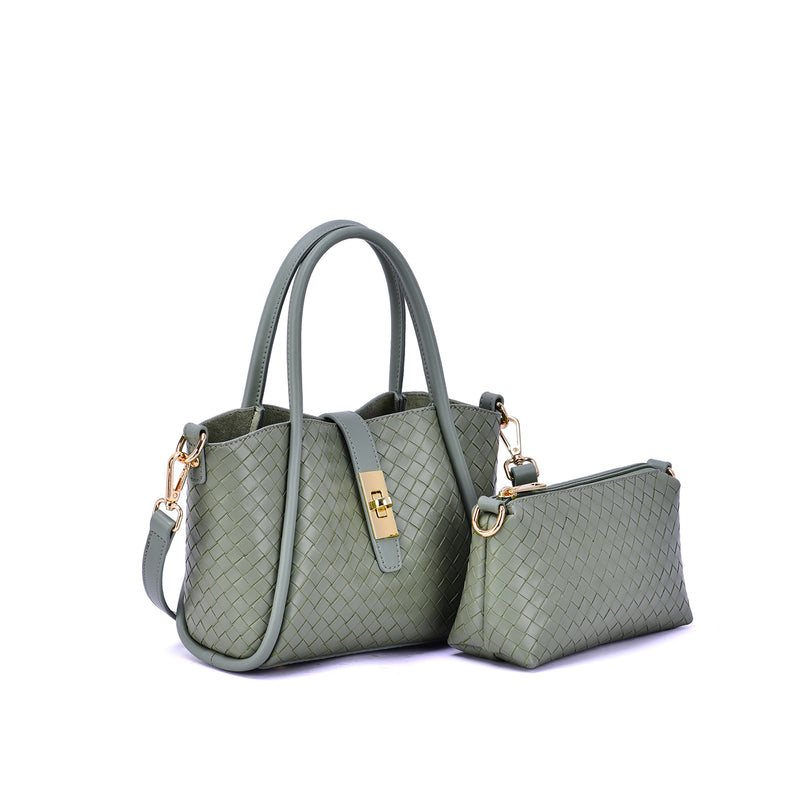 Michelle Woven Embossed Crossbody