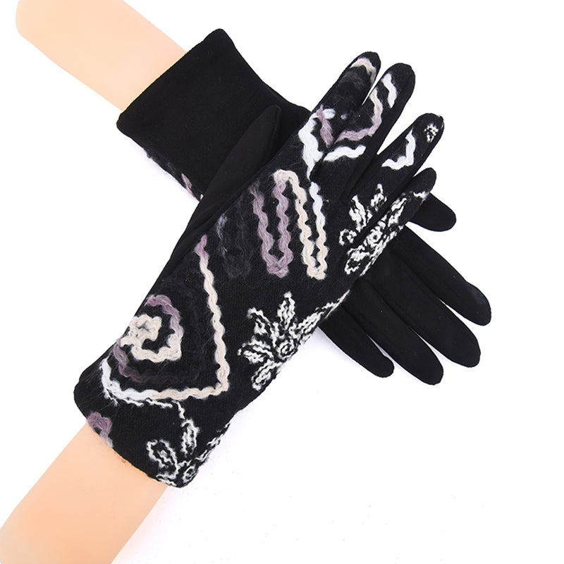 Rosalie Women Embroidered Floral Gloves