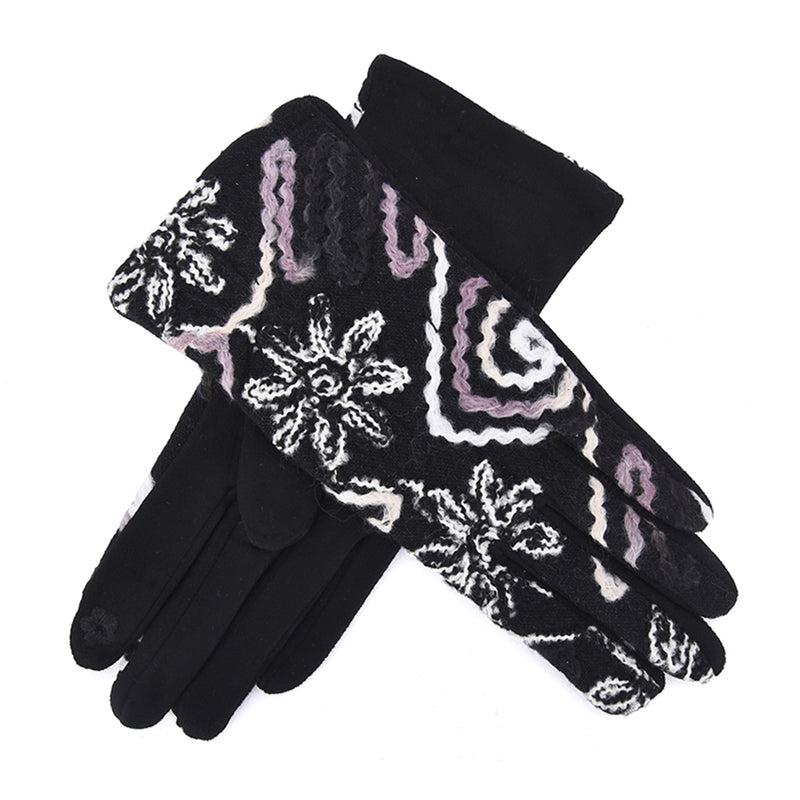 Rosalie Women Embroidered Floral Gloves