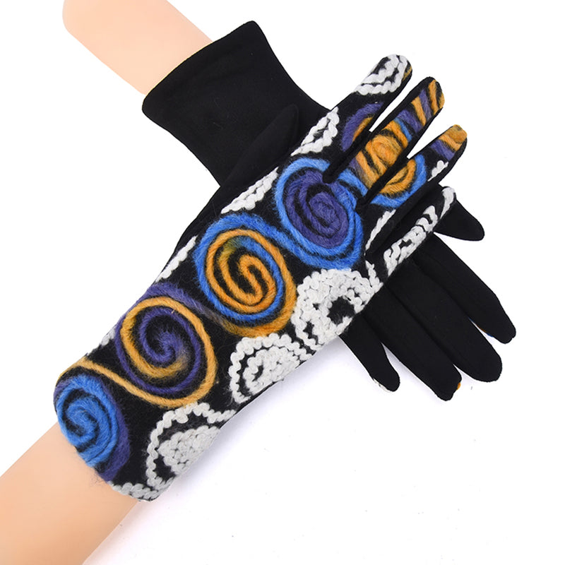 Rosalie Women Embroidered Floral Gloves