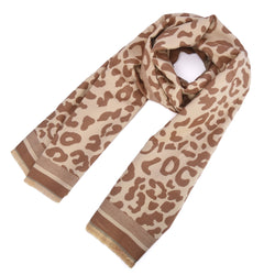 Savanah Women's Oversized Animal Print Scarf