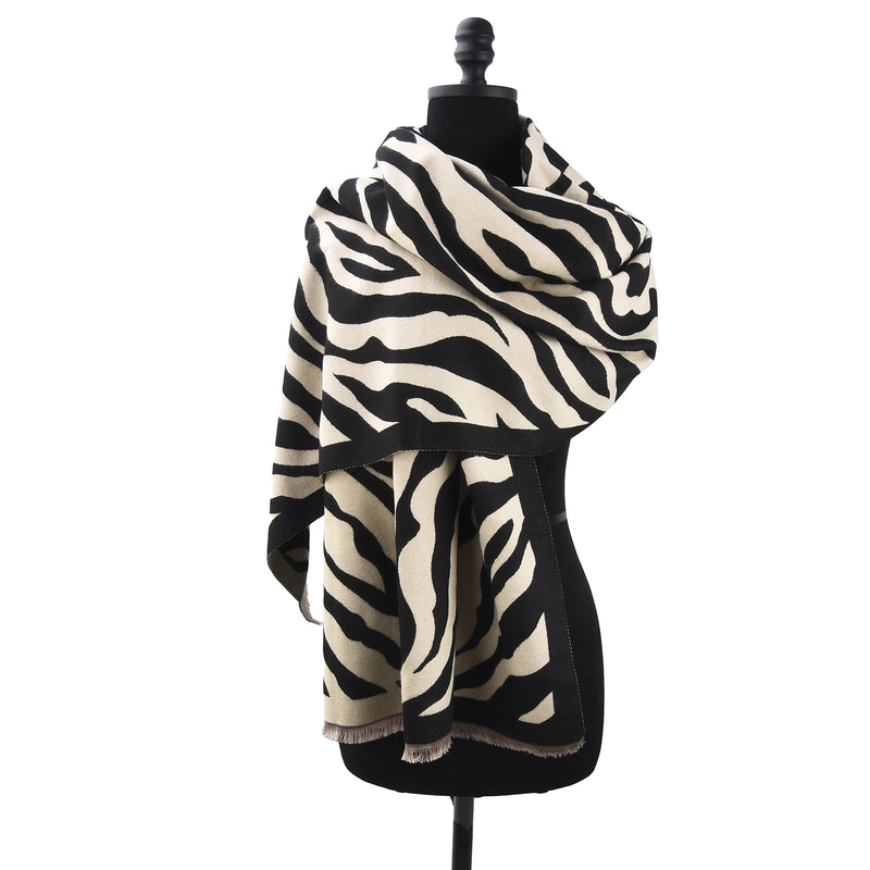 Savanah Women's Oversized Animal Print Scarf