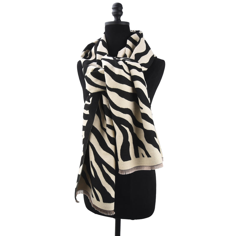 Savanah Women's Oversized Animal Print Scarf