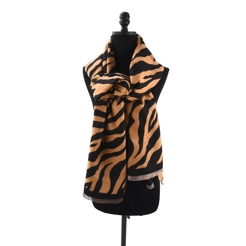 Savanah Women's Oversized Animal Print Scarf