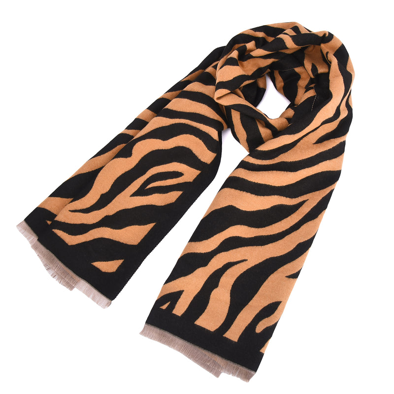 Savanah Women's Oversized Animal Print Scarf